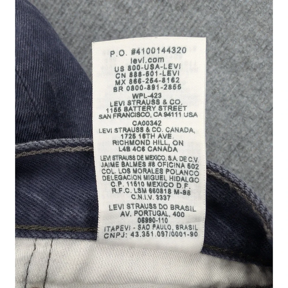 Levis 501 XX Jeans Mens 36x30 Indigo Blue Denim 34x27 Actual Classic Cotton Fade